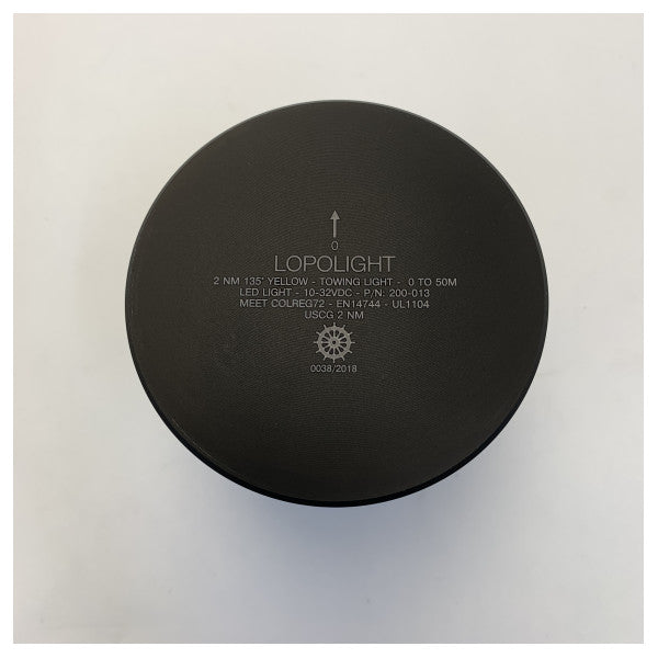 Лед-сигнальна лампа Lopolight Marine для буксирування човнів до 50м 2nm 135 градусів - 201-013 PRO 