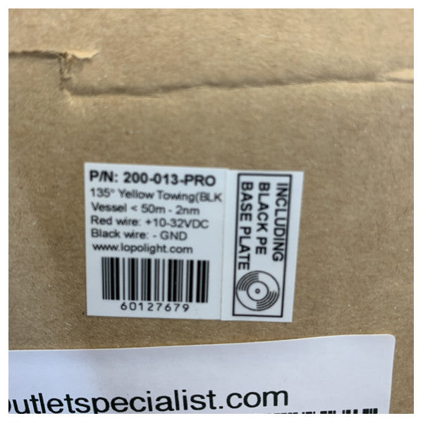 Лед-сигнальна лампа Lopolight Marine для буксирування човнів до 50м 2nm 135 градусів - 201-013 PRO 