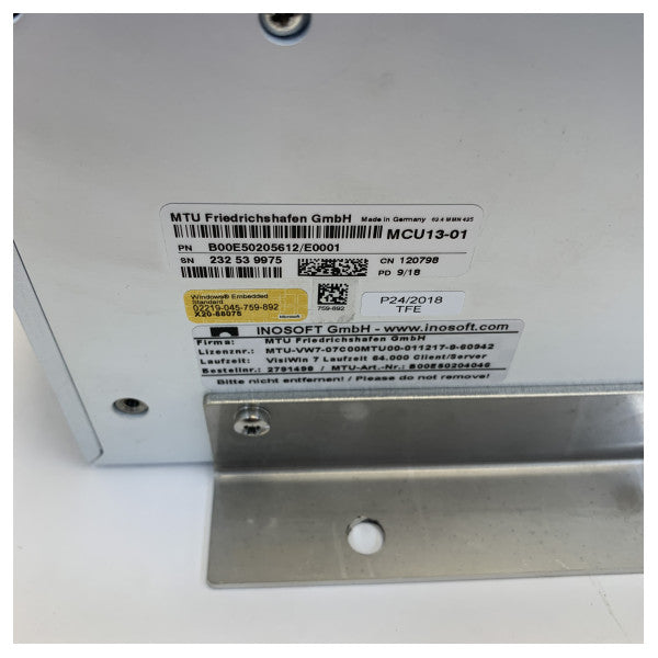 Unidade de Controle do Motor Marinho MTU MCU13-01 - B00E50205612 