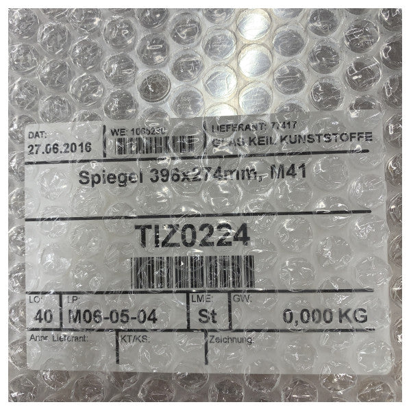 Висококачествено морско огледало 398x274mm - Издръжливо надувно огледало за кораби 