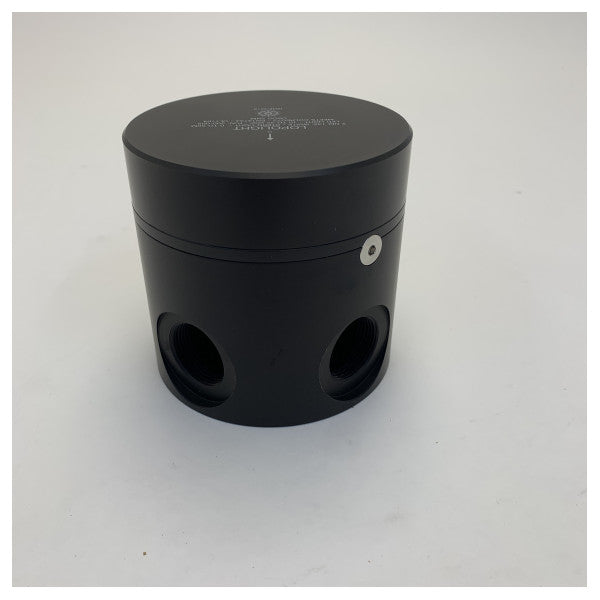 Лодкове світло Lopolight 300-005 PRO чорного кольору з покриттям для морської навігації, заднє, 12/24V 