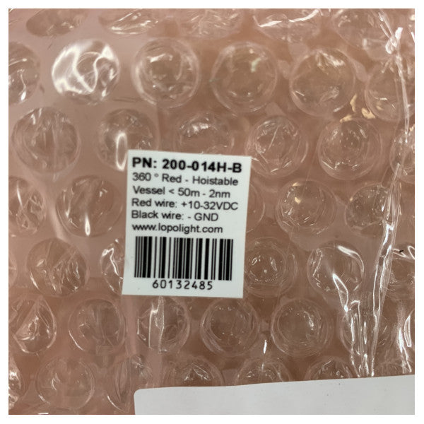 Lopolight 200-14H-B pro 2 nm ΚΟΚΚΙΝΟ ναυτιλιακό φως ανυψώσιμο 