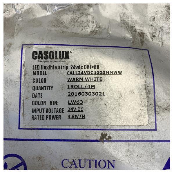 Casolux Call LED Strip Light 24V 4m Blanc Chaud - CALL24VDC4000MM 