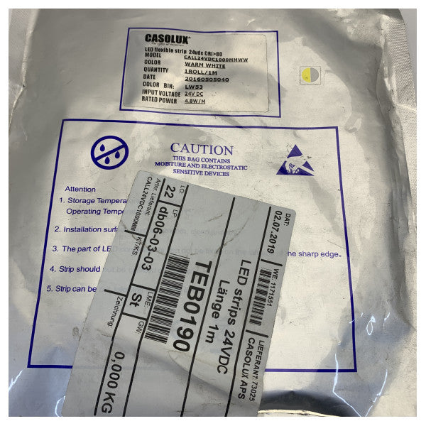 Fita LED Casolux Call 24V DC 1 Metro - CALL24VDC1000MM 
