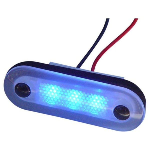 Luce di cortesia blu Aquasignal 3-led - 164017