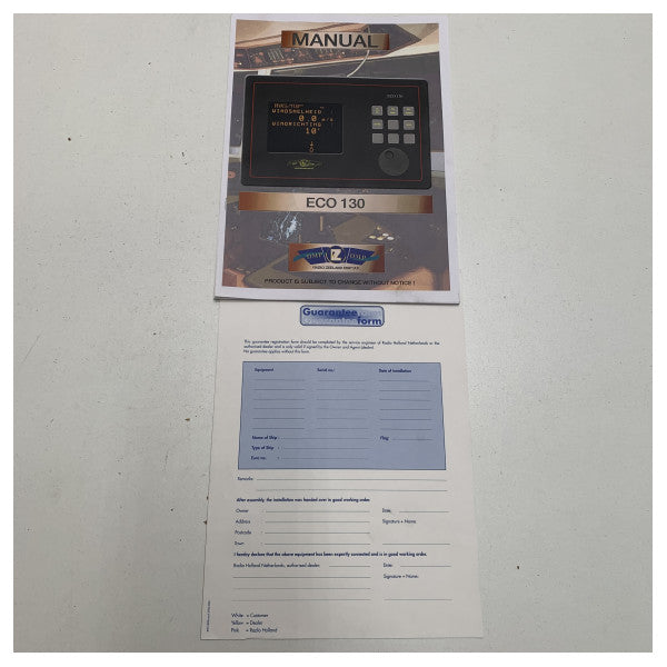 Radio Zeeland ECO130 data indicator display