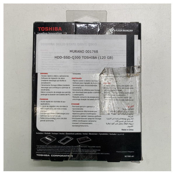 Жорсткий диск Toshiba HDD-SSD-Q300