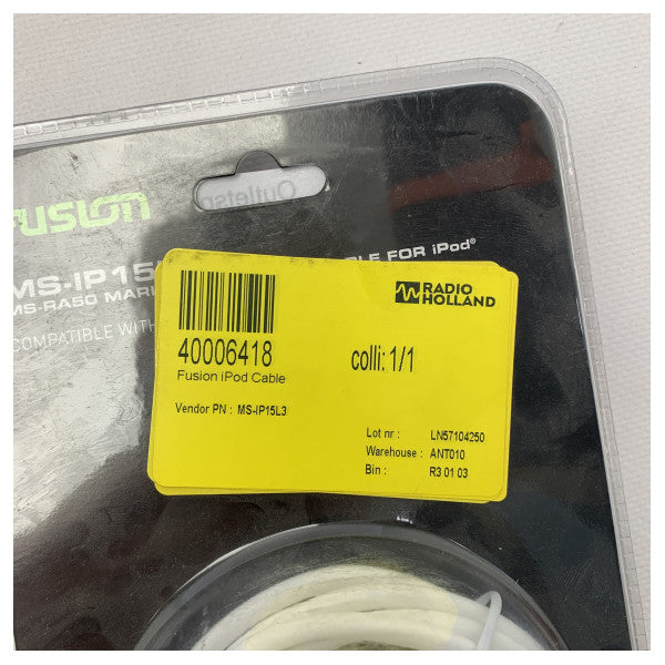 Fusion iPod | Iphone cable for RA50 - MS-IP15L3