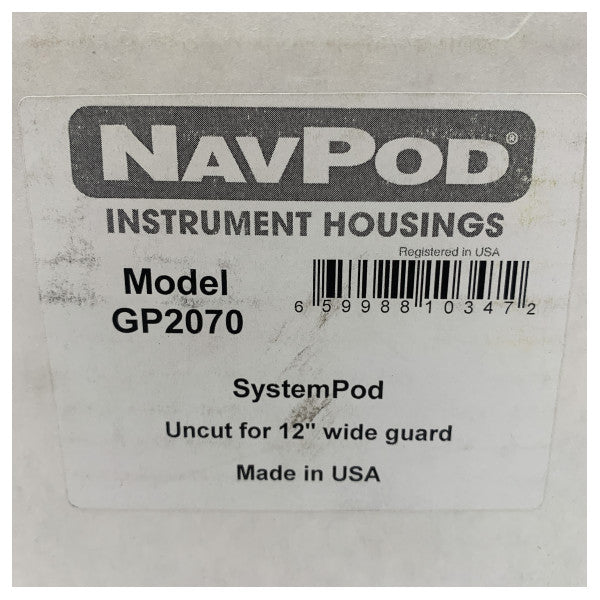 Scanstrut GP2070 12 inch wide navpod un-cut