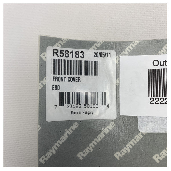 Смяна на предния панел на Raymarine E80 - R58183