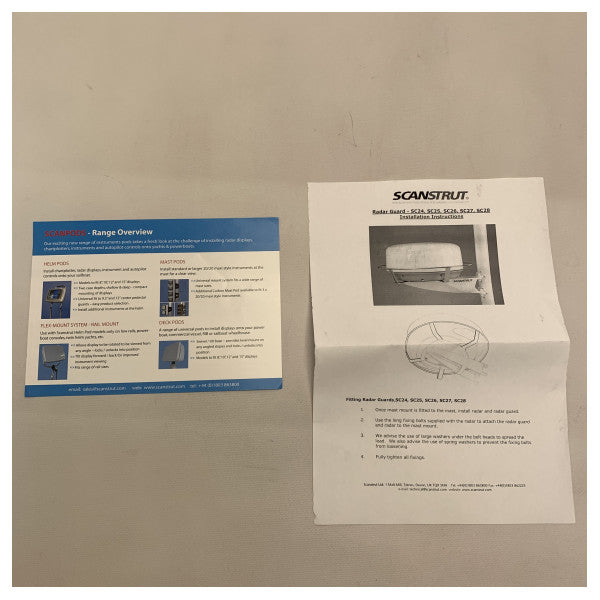 Scanstrut SC25 stainless steel radar protection guard for SC12