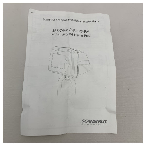 Scanstrut SPR 75 RM 7 inch rail mounted navpod