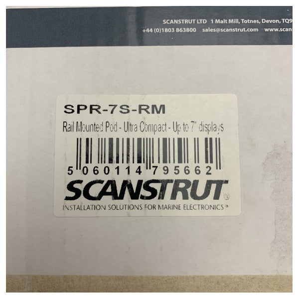 حامل ملاحة Scanstrut SPR 75 RM 75 RM 7 بوصة مثبت على سكة حديدية