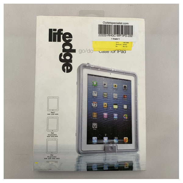 Scanstrut WP-IPD-222 Darbeye Dayanıklı Korumalı Lifedge Su Geçirmez iPad Kılıfı