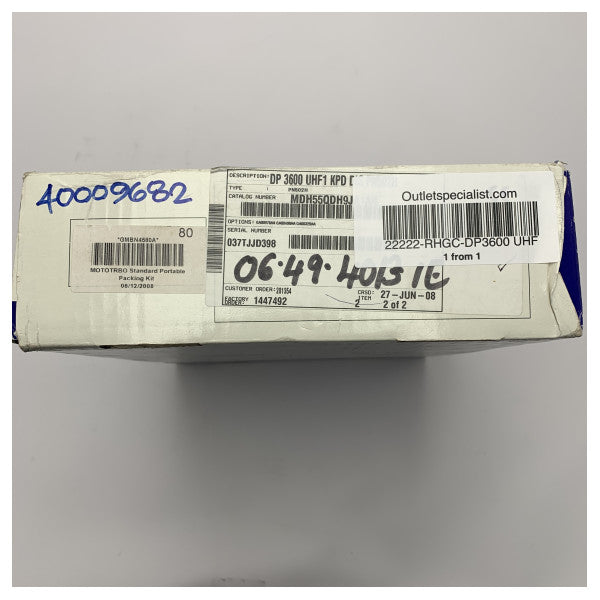Портативна професійна рація Motorola DP3600 UHF