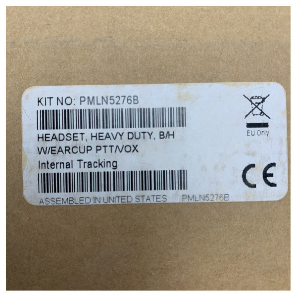 Motorola PMLN5276 heavy duty headset med brusreducerande bommikrofon