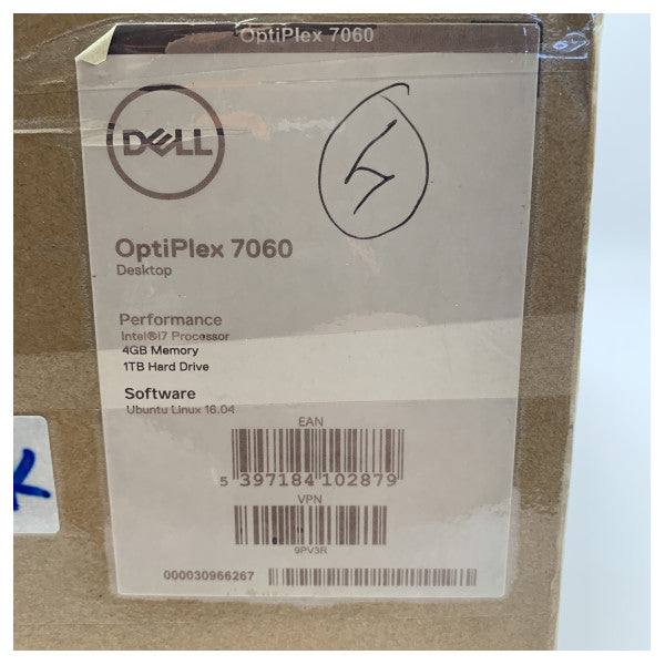 Dell OptiPlex 7060 Настолен компютър - 4GB RAM -1TB HDD - Процесор Intel i7