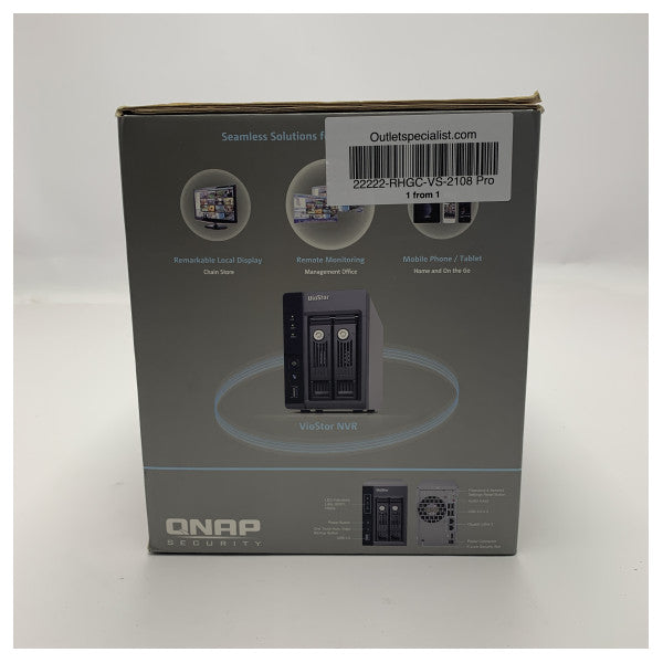 QNAP VS-2108 Pro netværksvideooptager