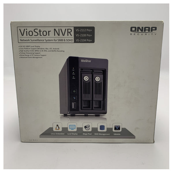 QNAP VS-2108 Pro netværksvideooptager