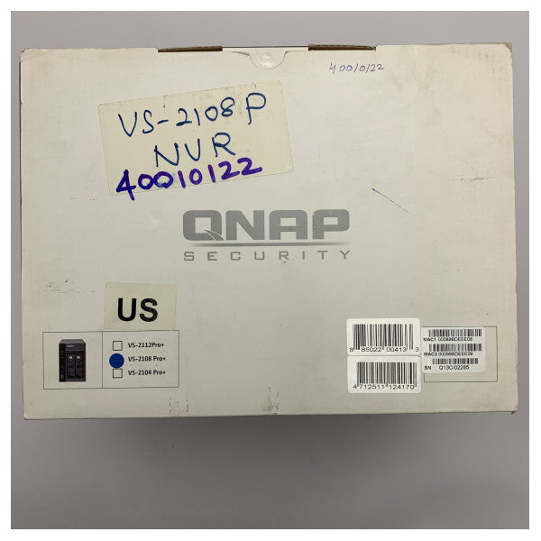 QNAP VS-2108 Pro -verkkovideonauhuri