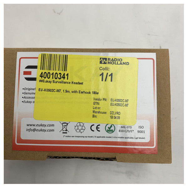 Eukay Marine Noise-Cancelling Headset EU-K0502C-M7 for Clear Communication on Ships and Harbors