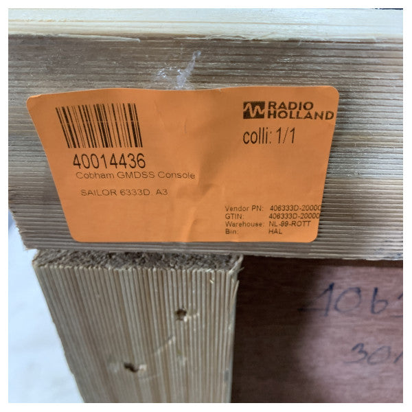 Sailor Cobham 406333D-2000 6333D A3 GMDSS-konsol 