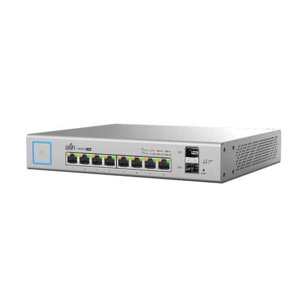 Ubiquiti UniFi US-8-150W 8-poorts managed PoE+ switch 150W