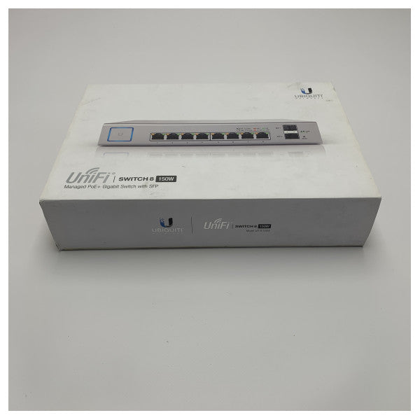 Ubiquiti UniFi US-8-150W 8-poorts managed PoE+ switch 150W