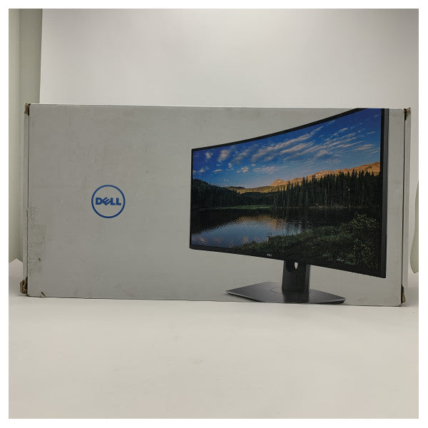 Dell U3417W ultrawide 34-tommer buet skærm sort