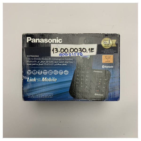 Безжичен телефон Panasonic KX-TGH260 с Bluetooth - 10-часов живот на батерията