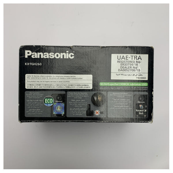 Бездротовий телефон Panasonic KX-TGH260 з Bluetooth - 10 годин автономної роботи