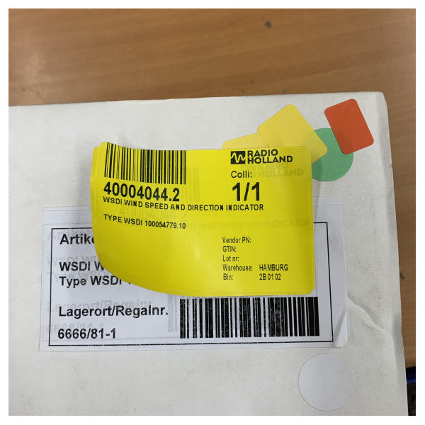 Диф WSDI Індикатор швидкості та напрямку вітру на морі 