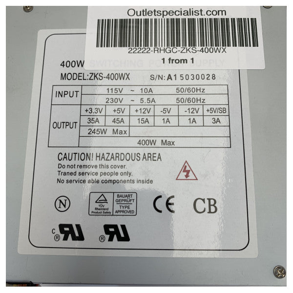 ZKS-400WX 400W Морско захранване 115 / 230V 