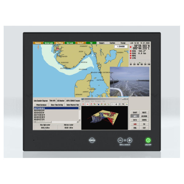 Hemsel HD 15T22 15 pulzier Touchscreen Marine Navigation Monitor