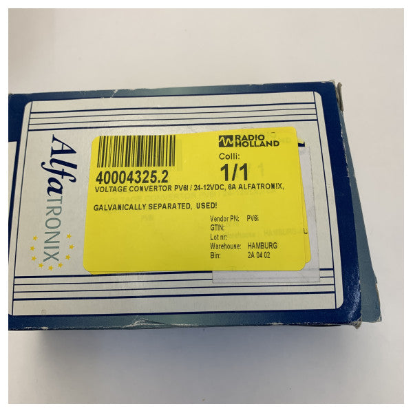 AlfaTronix PV6i Izolowany konwerter DC na DC - 24 do 12V 