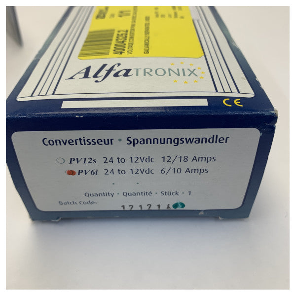 AlfaTronix PV6i Izolowany konwerter DC na DC - 24 do 12V 