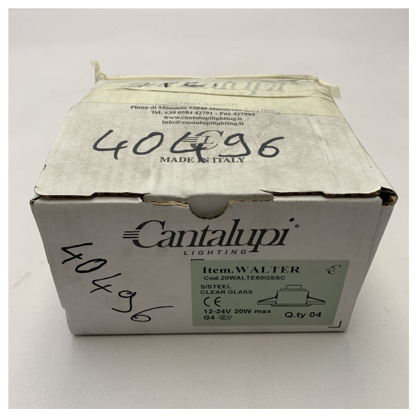 Cantalupi Chrome Marine Scheinwerfer 28V 20W Wasserdichtes Boot Licht IP65 Edelstahl