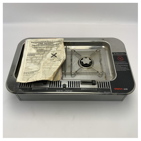 Dometic Origo 4100 rustfritt stål 2 brenner alkoholovn uten glassplate