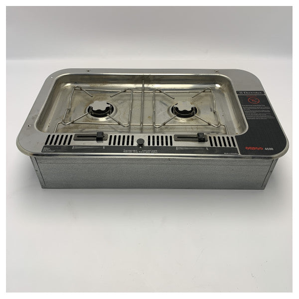 Dometic Origo 4100 stainless steel 2 burner alcohol stove without glass plate