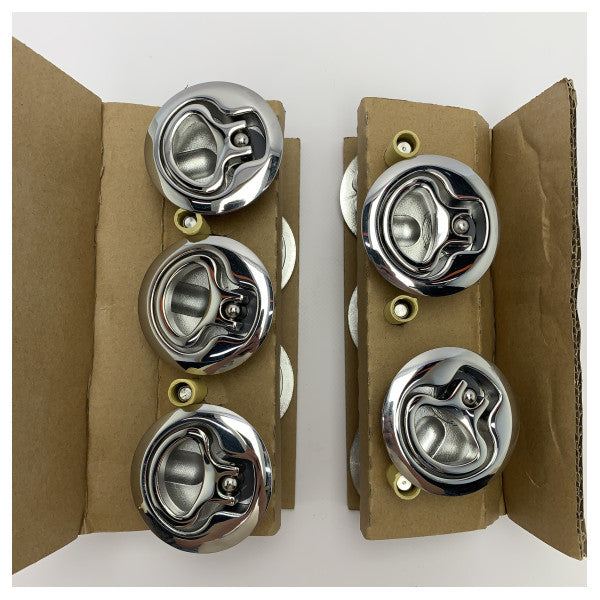 10x Southco M1-520-73-8 lugekompressionslås i rustfrit stål