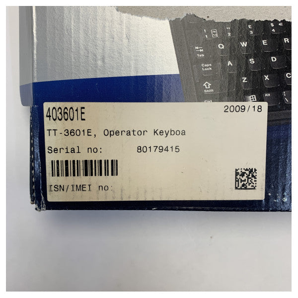 Sailor KB4641E / TT-3601E Marin tangentbord för MF/HF SSB dataterminal 