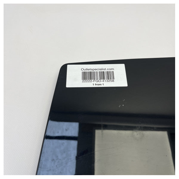 Pannello espositivo Riva rivestito di nero con taglio 740 x 580 mm - 413258