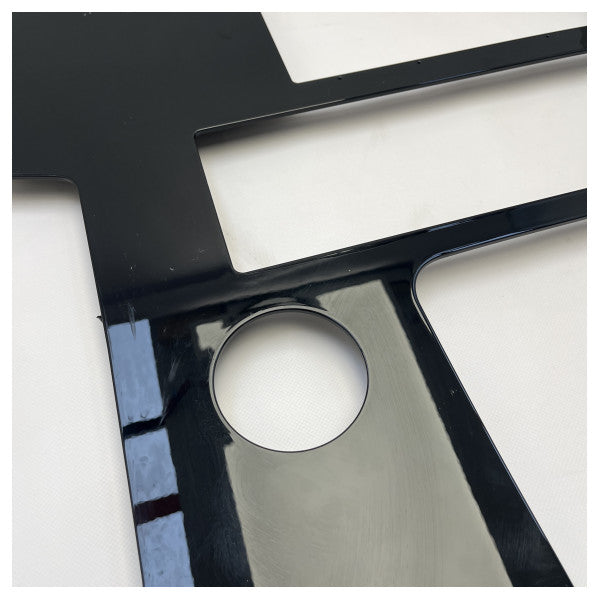 Pannello espositivo Riva rivestito di nero con taglio 740 x 580 mm - 413258