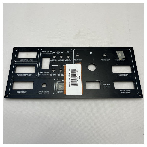 Riva black coated electrical control panel - 413420