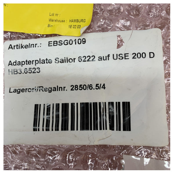 Sailor univerzalna montažna ploča za SAILOR 6222 za korištenje s 200 D morskom konzolom 