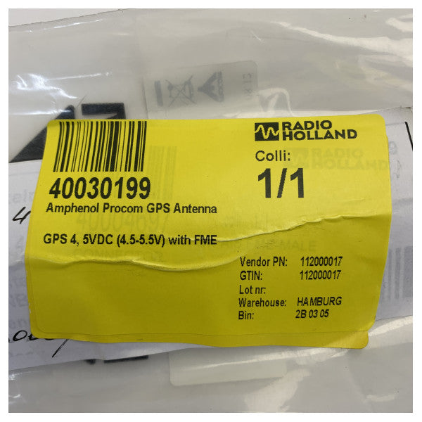Антенна Amphenol Procom GPS 4 для навігаційної системи Navstar GPS 