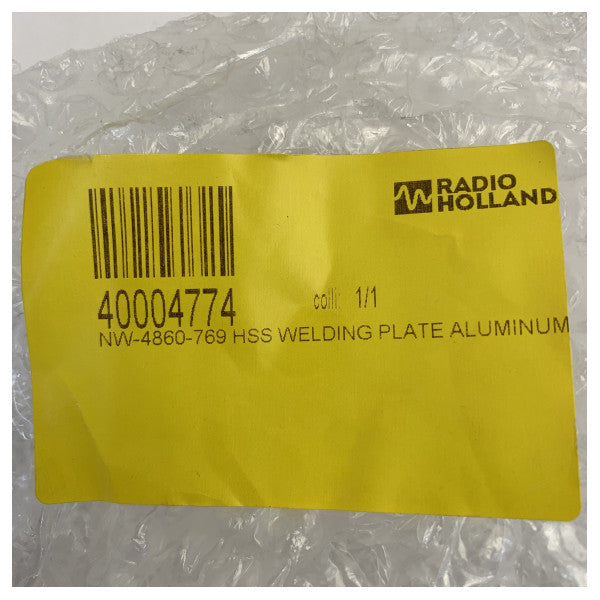 Placa de Soldadura de Alumínio Netwave NW-4860-769 para Sistemas VDR 