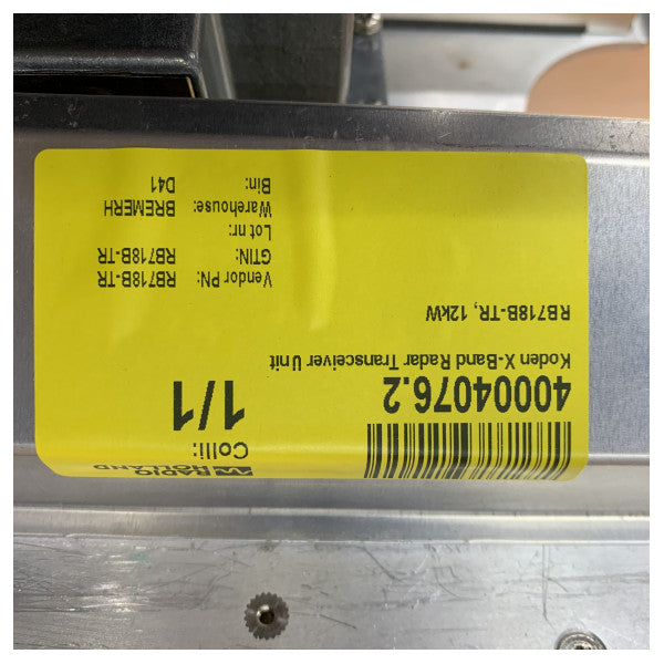 Koodin X-kaista Radar Transceiver Yksikkö RB718B-TR 