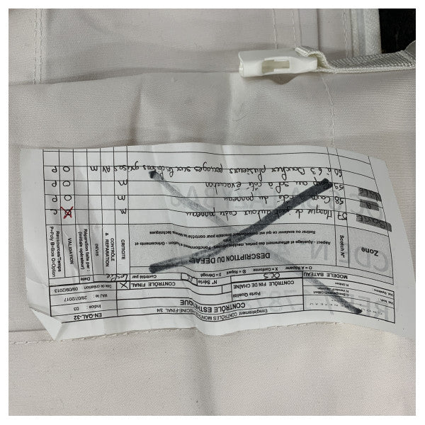 Інцидент вітрила Oceanis Yacht 62 з лінивим мішком зі слатами білого кольору - 178786 