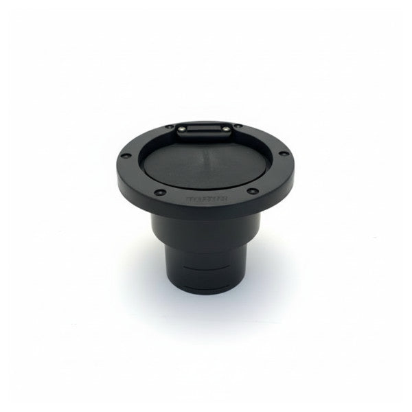 Vetus Tru-Hull Plastisk Avgasutlopp med Ventil D75 mm Svart - TRC75PV 